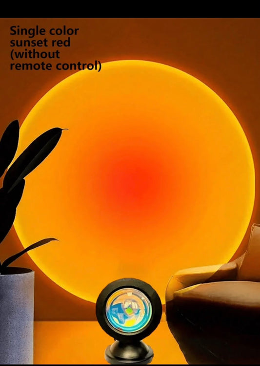 مصباح بروجيكتور الغروب – Sunset Projection Lamp مع ريموت
