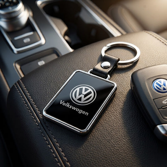 ميدالية مفاتيح Volkswagen داخل السيارة